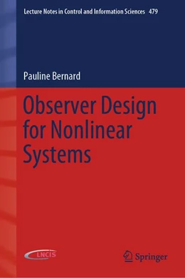 Abbildung von Bernard | Observer Design for Nonlinear Systems | 1. Auflage | 2019 | beck-shop.de