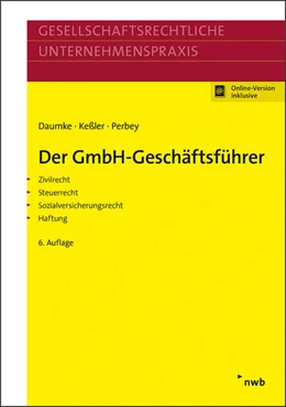 Abbildung von Daumke / Keßler | Der GmbH-Geschäftsführer | 6. Auflage | 2020 | beck-shop.de
