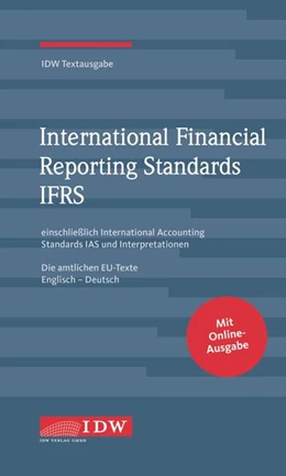 Abbildung von IDW, IFRS IDW Textausgabe, 13. Auflage | 13. Auflage | 2020 | beck-shop.de