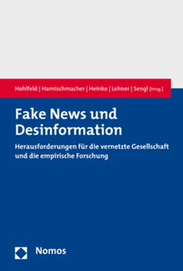 Abbildung von Hohlfeld / Harnischmacher | Fake News und Desinformation | 1. Auflage | 2020 | beck-shop.de