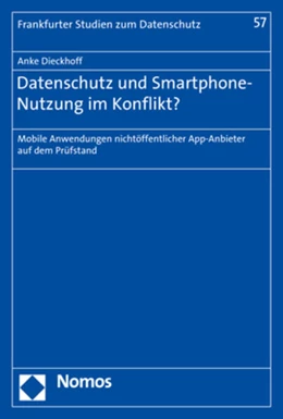 Abbildung von Dieckhoff | Datenschutz und Smartphone-Nutzung im Konflikt? | 1. Auflage | 2020 | beck-shop.de