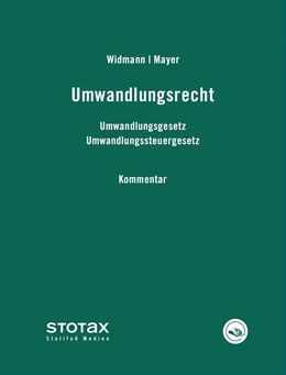 Abbildung von Widmann / Mayer | Umwandlungsrecht • mit Aktualisierungsservice | 1. Auflage | 2018 | beck-shop.de