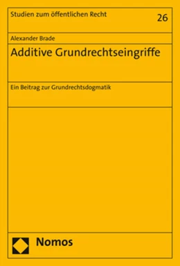 Abbildung von Brade | Additive Grundrechtseingriffe | 1. Auflage | 2020 | beck-shop.de