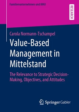 Abbildung von Normann-Tschampel | Value-Based Management in Mittelstand | 1. Auflage | 2020 | beck-shop.de