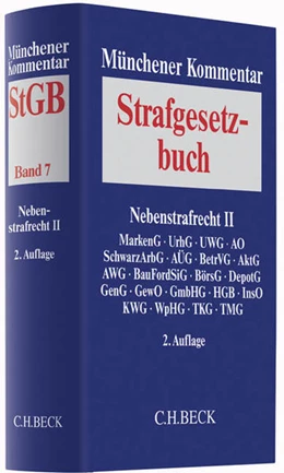 Abbildung von Münchener Kommentar zum Strafgesetzbuch: StGB, Band 7: Nebenstrafrecht II | 2. Auflage | 2015 | beck-shop.de