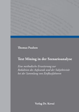 Abbildung von Paulsen | Text Mining in der Szenarioanalyse | 1. Auflage | 2020 | 50 | beck-shop.de