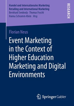 Abbildung von Neus | Event Marketing in the Context of Higher Education Marketing and Digital Environments | 1. Auflage | 2020 | beck-shop.de