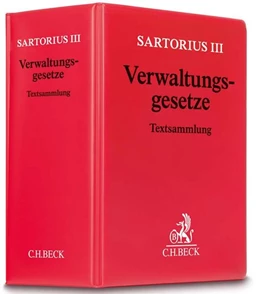 Abbildung von Sartorius III | Verwaltungsgesetze | 49. Auflage | 2018 | beck-shop.de