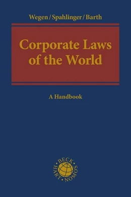 Abbildung von Wegen / Spahlinger | Corporate Laws of the World | 1. Auflage | 2024 | beck-shop.de