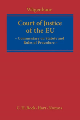 Abbildung von Wägenbaur | Court of Justice of the European Union | 1. Auflage | 2013 | beck-shop.de
