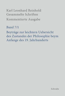 Abbildung von Bondeli / Imhof | Beytra¨ge zur leichtern Uebersicht des Zustandes der Philosophie beym Anfange des 19. Jahrhunderts | 1. Auflage | 2020 | beck-shop.de