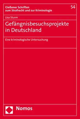 Abbildung von Sturm | Gefängnisbesuchsprojekte in Deutschland | 1. Auflage | 2020 | 54 | beck-shop.de
