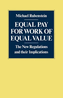 Abbildung von Rubenstein | Equal Pay for Work of Equal Value | 1. Auflage | 1984 | beck-shop.de