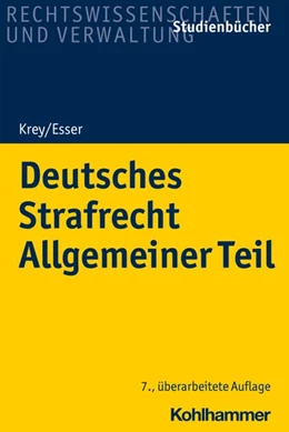 Abbildung von Krey | Deutsches Strafrecht Allgemeiner Teil | 7. Auflage | 2022 | beck-shop.de