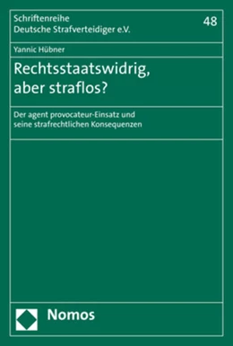 Abbildung von Hübner | Rechtsstaatswidrig, aber straflos? | 1. Auflage | 2020 | 48 | beck-shop.de