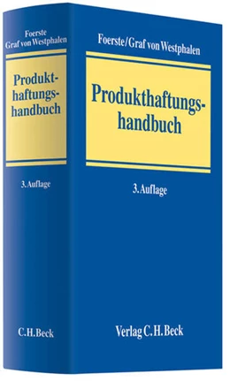 Abbildung von Foerste / Graf von Westphalen
   
  | Produkthaftungshandbuch | 3. Auflage | 2012 | beck-shop.de