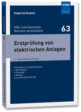 Abbildung von Rudnik | Erstprüfung von elektrischen Anlagen | 6. Auflage | 2020 | 63 | beck-shop.de