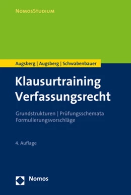 Abbildung von Augsberg / Schwabenbauer | Klausurtraining Verfassungsrecht | 4. Auflage | 2021 | beck-shop.de