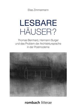 Abbildung von Zimmermann | Lesbare Häuser? | 1. Auflage | 2017 | 227 | beck-shop.de