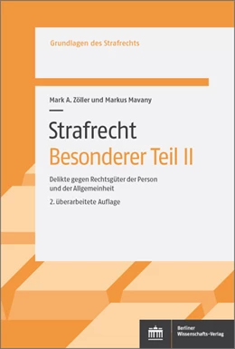 Abbildung von Zöller / Mavany | Strafrecht. Besonderer Teil II | 2. Auflage | 2020 | beck-shop.de