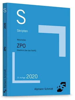Abbildung von Marschollek | Skript ZPO | 23. Auflage | 2020 | beck-shop.de