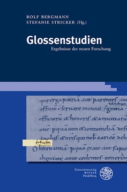 Abbildung von Bergmann / Stricker | Glossenstudien | 1. Auflage | 2020 | 70 | beck-shop.de