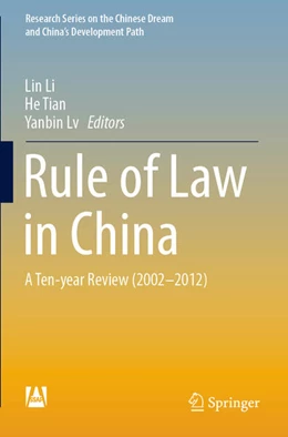 Abbildung von Li / Tian | Rule of Law in China | 1. Auflage | 2020 | beck-shop.de