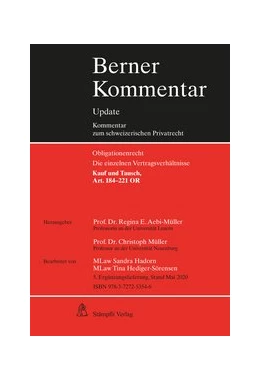 Abbildung von Aebi-Müller / Müller | Kauf und Tausch, Art. 184-221 OR, 5. Ergänzungslieferung | 1. Auflage | 2020 | beck-shop.de