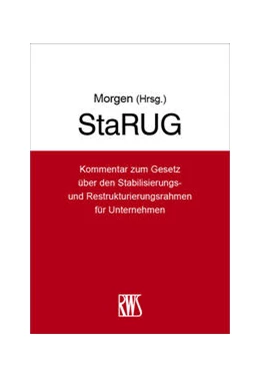 Abbildung von Morgen | StaRUG | 2. Auflage | 2021 | beck-shop.de