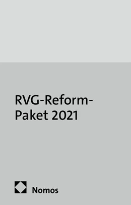 Abbildung von RVG-ReformPaket 2021 | 1. Auflage | 2021 | beck-shop.de