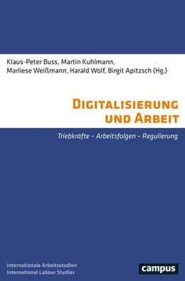 Abbildung von Apitzsch / Buss | Digitalisierung und Arbeit | 1. Auflage | 2021 | beck-shop.de