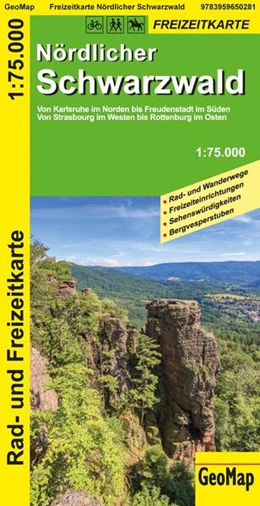 Abbildung von Nördlicher Schwarzwald 1:75 000 Wanderkarte | 4. Auflage | 2021 | beck-shop.de