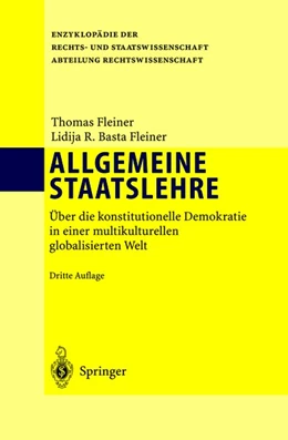 Abbildung von Fleiner / Basta Fleiner | Allgemeine Staatslehre | 3. Auflage | 2013 | beck-shop.de