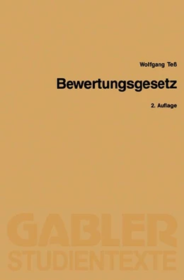 Abbildung von Teß | Bewertungsgesetz | 2. Auflage | 2013 | beck-shop.de