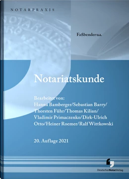 Abbildung von Notariatskunde | 20. Auflage | 2021 | beck-shop.de