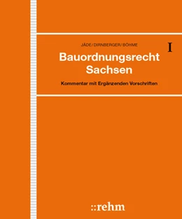 Abbildung von Jäde / Dirnberger | Bauordnungsrecht Sachsen - mit Aktualisierungsservice | 1. Auflage | 2018 | beck-shop.de