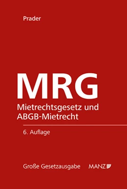 Abbildung von Prader | MRG - Mietrechtsgesetz und ABGB-Mietrecht | 6. Auflage | 2021 | 60 | beck-shop.de