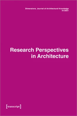 Abbildung von Voigt / Graff | Dimensions. Journal of Architectural Knowledge | 1. Auflage | 2021 | beck-shop.de