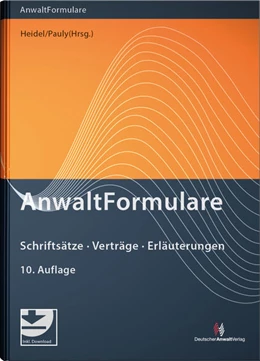Abbildung von Werber / Heidel | AnwaltFormulare | 10. Auflage | 2021 | beck-shop.de