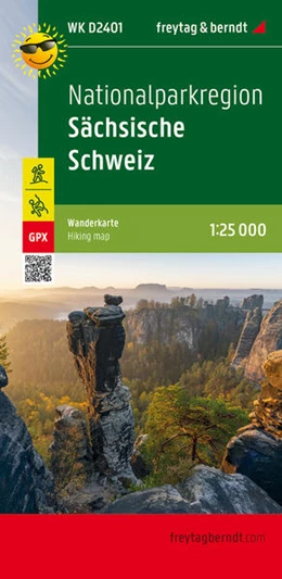 Abbildung von freytag & berndt Wanderkarte WKD 2401 Nationalparkregion Sächsische Schweiz, Elbsandsteingebirge 1:25.000 | 1. Auflage | 2021 | beck-shop.de