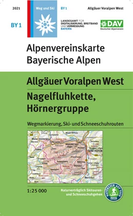 Abbildung von Alpenverein | Allgäuer Voralpen West, Nagelfluhkette, Hörnergruppe 1:25 000 | 3. Auflage | 2021 | beck-shop.de