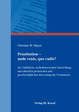 Abbildung von Mayer | Prostitution – unde venis, quo vadis? | 1. Auflage | 2021 | 46 | beck-shop.de