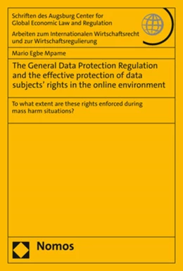 Abbildung von Mpame | The General Data Protection Regulation and the effective protection of data subjects’ rights in the online environment | 1. Auflage | 2021 | 85 | beck-shop.de
