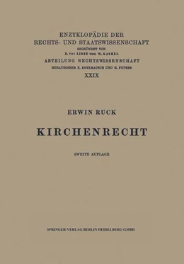 Abbildung von Ruck | Kirchenrecht | 2. Auflage | 2013 | beck-shop.de
