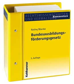 Abbildung von Rothe / Blanke | Bundesausbildungsförderungsgesetz | 1. Auflage | 2017 | beck-shop.de