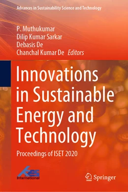 Abbildung von Muthukumar / Sarkar | Innovations in Sustainable Energy and Technology | 1. Auflage | 2021 | beck-shop.de