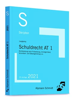 Abbildung von Langkamp | Skript Schuldrecht AT 1 | 25. Auflage | 2021 | beck-shop.de