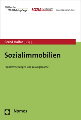 Abbildung von Halfar | Sozialimmobilien | 1. Auflage | 2021 | beck-shop.de