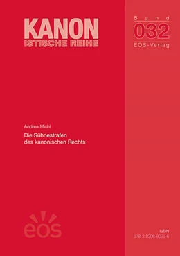 Abbildung von Michl | Die Sühnestrafen des kanonischen Rechts | 1. Auflage | 2021 | beck-shop.de