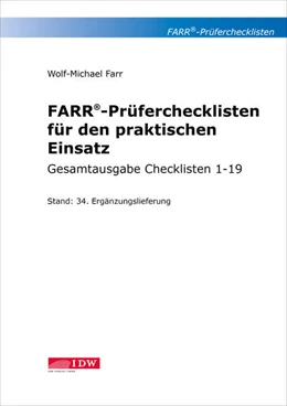 Abbildung von Farr | Farr, Prüfercheckl. 34. Erg.Lief. z. Grundwerk, inkl. CL 4,7 + 9 | 1. Auflage | 2021 | beck-shop.de